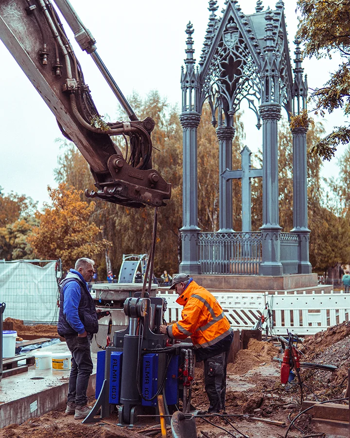 Vorbereitung mit der Alma
